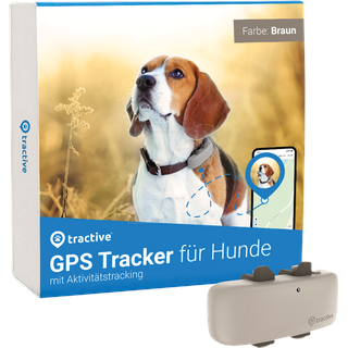 tractive GPS Tracker Hund Beige