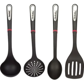 Tefal Ingenio Küchenhelfer-Set 4 Teile rot/schwarz