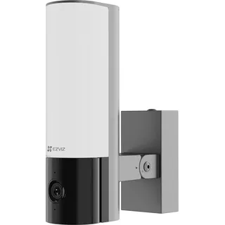 EZVIZ 4MP WLAN Flutlicht Kamera EL3, Überwachungskamera Außen, Zwei-Wege-Audio,Aktive Verteidigung, KI Erkennung, Farbnachtsicht, 2,4/5Ghz Dualband WLAN, IP65 Wasserschutz, Kompatibel mit Google/Alexa