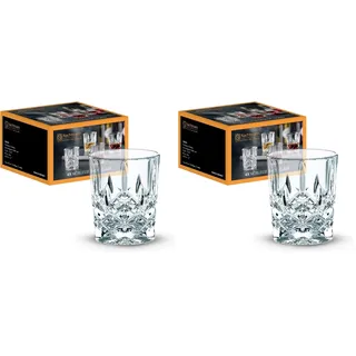 Nachtmann, 4-teiliges Schnapsgläser-Set, Stamper/Shotglas, Kristallglas, 55 ml, Noblesse, 100694, Kristall Klar (Packung mit 2)