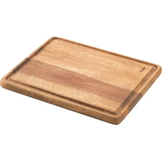 Metaltex Schneidebrett Akazie mit Saftrille 24 x 20 cm Braun