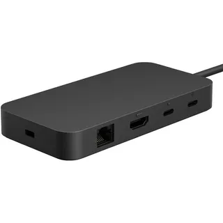 Microsoft Surface USB4 Dock Kabelgebunden, Schwarz