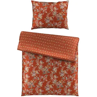 Esposa Wendebettwäsche , Rostfarben , Textil , Abstraktes , 140x200 cm , Textiles Vertrauen - Oeko-Tex® , atmungsaktiv, hautfreundlich, schadstoffgeprüft , Heimtextilien, Bettwäsche & Leintücher, Bettwäsche, Wendebettwäsche