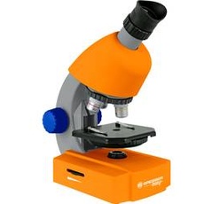 Bild Mikroskop Junior 40x-640x orange Kinder-Mikroskop Monokular 640 x Durchlicht