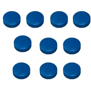 Magnete Papiertiger Ø 24mm, Haftmagnete für Whiteboard, Kühlschrankmagnet, Magnettafel, Magnetwand, Magnet Rund (Blau, 24mm | 50er Pack)