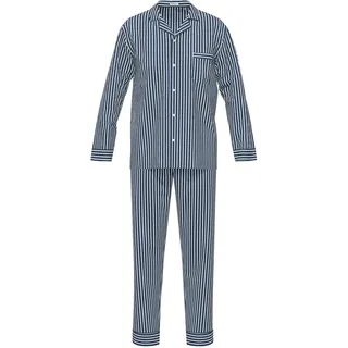 seidensticker Pyjama "Herren Pyjama Set lang", nightblau