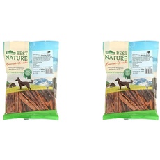 Dehner Best Nature Hundesnack, hochwertiges Leckerli, Kausnack für Hunde, Rindereuter, 200 g