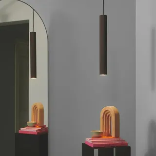 Nordlux Vico 5-flg. 40 cm länglich Braun/Metall