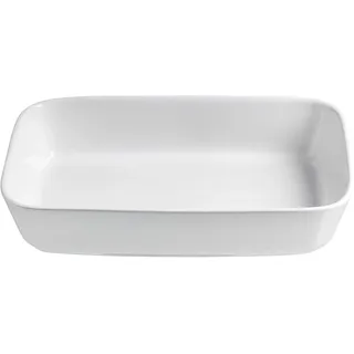 Ritzenhoff & Breker XXL Auflaufform rechteckig Keramik, weiss 37x26cm