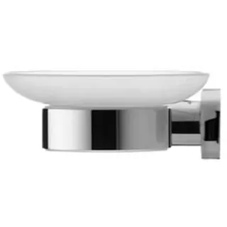 Duravit Seifenschale D-Code, Seifenhalter für Wandmontage, Seifenablage in Chrom,