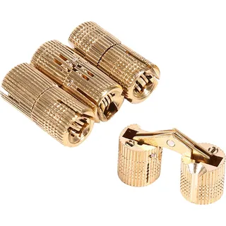 Fassscharnier,unsichtbares Scharnier,verdecktes Scharnier,verdecktes Schrankscharnier,verstecktes Scharnier,verdeckte Schrankscharniere - Gold