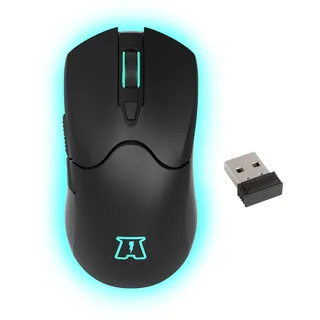 AKUMA Souris Gaming Otaku M04 WL 3200DPI 7 Couleurs SANS FIL Noir