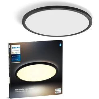 Philips Hue LED-Panel Tento White Ambiance M Schwarz Ø 42,1 cm