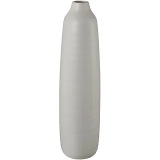 Creativ deco Bodenvase besondere Oberflächenstruktur, grau