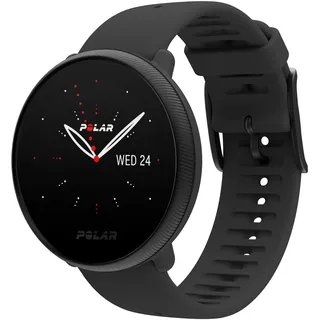 Polar Ignite 2 BT 43 mm Kunststoffgehäuse schwarz Silikonarmband schwarz S