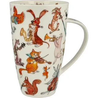 DUNOON Becher Henley Crash, Bang, Wallop! Tiere mit Instrumenten Formano