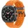 Galaxy Watch Ultra 4G 47 mm Titaniumgehäuse grau Gummiarmband orange One Size