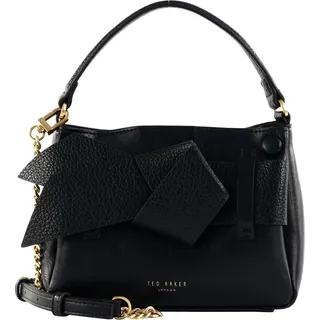 Ted Baker Handtasche Umhängetasche Ssansa Knot Bow Mini Top Handle Bag Black schwarz - Schwarz