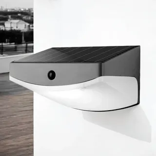 LED Solarleuchte Bewegungsmelder IP44 Terrasse Hof 3000 K 120 lm Wandlampe außen