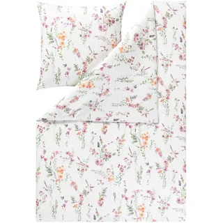 Estella Impulse Floral Baumwolle Multicolor 135 x 200 cm + 80 x 80 cm
