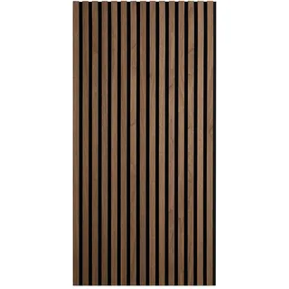Homestyle4u Akustikpaneel 60/120 cm 1 Stück Braun , Holz , 60x120x2 cm , Tapeten & Wandverkleidungen, Akustikpaneele