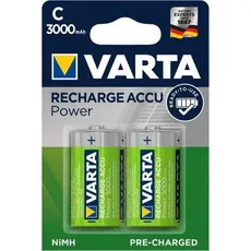 Bild Recharge Accu Power Baby C NiMH 3000mAh, 2er-Pack (56714-101-402)