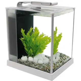 Fluval Spec 3 Nano Aquarium, mit 10L Fassungsvermoegen, in weiss
