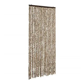 vidaXL Insektenschutz Vorhang 56 x 185 cm Beige/Braun