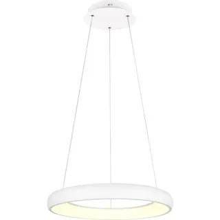 Trio CARDONA 1-flg. 62 cm rund weiß matt