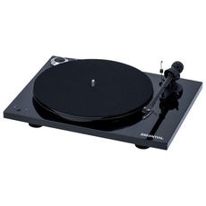 Pro-Ject Essential III Recordmaster, Audiophiler „Best Buy“ Plattenspieler mit elektronischer Geschwindigkeitsumschaltung und USB Ausgang (Schwarz)