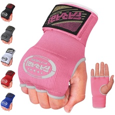 Farabi Sports Innenhandwickel für Kinder und Erwachsene innenhandschuhe Boxen Box Bandagen männer & Frauen Bandagen Boxen MMA Muay Thai Training boxbandagen (Pink, Erwachsene L/XL)