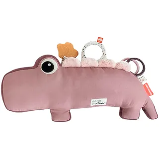 Done by Deer Bauchzeit-aktivitätsspielzeug Krokodil Pink
