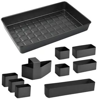 Zahlen- & Buchstaben-Backform Set, 10-teilig Verstellbare Kuchenform aus Aluminium, Antihaft & Hitzebeständig bis 230 °C, DIY Backform für Geburtstag, Hochzeit, Taufe & Party Torten