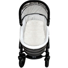 Bild Babylammfell »Einlage - echtes Lammfell«, ideal für Soft-Tragtaschen, Kinderwagen, Buggy, Kinderbett, waschbar, beige