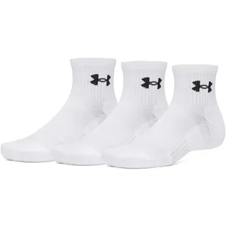 Under Armour Performance Cotton Socken 3 Paar Weiß/Schwarz 36,5-42