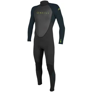 O'Neill Wetsuits Jungen Reactor II 3/2mm Back Zip Full Wetsuit Neoprenanzug, Black/Slate, 10