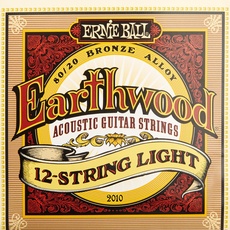 Ernie Ball Earthwood Light Akustik-Gitarrensaiten, für 12-Saiter, 80/20-Bronze, Stärke 9–46
