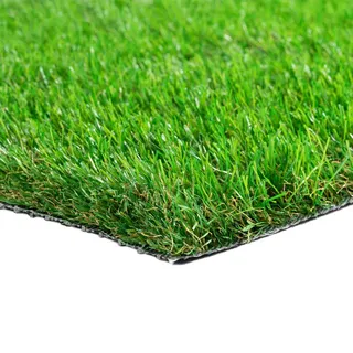 Steffensmeier Rasenteppich, Grün, Kunststoff, Rechteckig, 100x300 cm UV-beständig, Gartenzubehör, Terrassen- , Balkonböden, Rasenteppiche