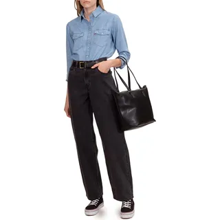 LEVI'S - Damen Baggy Dad Jeans - Größe W30 / L32 - Schwarz