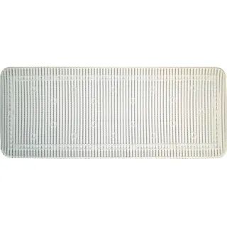 GRUND Badewanneneinlage Samoa, Weiß, Kunststoff, 36x92 cm, Made in Europe, Oeko-Tex® Standard 100, rutschfest, Badaccessoires, Duschzubehör, Wanneneinlagen