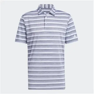adidas Performance Poloshirt »2 COLOR STRIPE« klassischer Stil, mit Allover-Print, aus Pikeematerial, weiß
