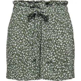 ONLY Damen Onlromina Life Shorts Wvn Noos, Deep Depths/Aop:cd Cary Ditsy, S