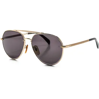 David Beckham Herren-Pilotensonnenbrille aus Metall 7037GS - Gold