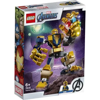 LEGO 76141 Super Heroes Marvel Avengers Thanos Mech Actionfigur, Junior Set für Kinder ab 6 Jahren