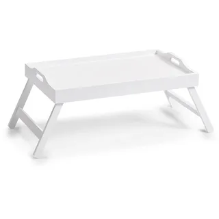 Zeller Betttablett MDF 27 cm x 35,5 cm x 56,5 cm Weiß
