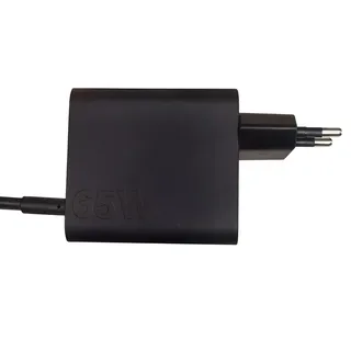 MSI 65 W USB-C Ladegerät, kompatibel mit MSI Laptop – ADP-65W-WW-EU – Wallmount PD-Type C – AC-Adapter