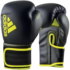Bild Boxhandschuhe Hybrid 80 - geeignet fürs Boxen, Kickboxen, MMA, Fitness & Training - für Kindern, Männer oder Frauen - Schwarz/Gelb - 10 oz