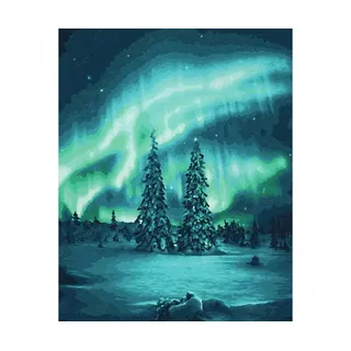 Schipper Polarlichter Malen nach Zahlen 1 St. blau