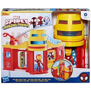 Hasbro Marvel Spidey und seine Super-Freunde Iron Mans Turm Spielset