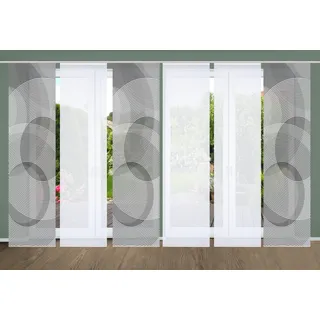 home in green Schiebevorhang ¦ schwarz ¦ Synthetik ¦ Maße (cm): B: 60 H: 245